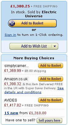 The Amazon Buy Box