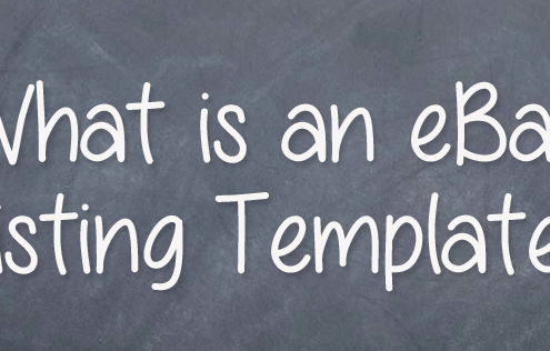 What is an eBay Listing Template?