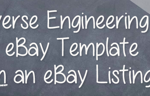 Reverse Engineering an eBay Template from an eBay Listing Part 1