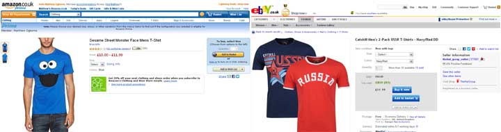 eBay Amazon comparison