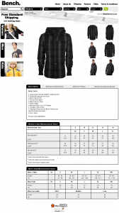 bench_outlet - eBay Listing Template Layout