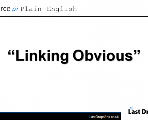 Linking Obvious